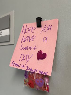 Art supplies gathered for youth creative kindness projects